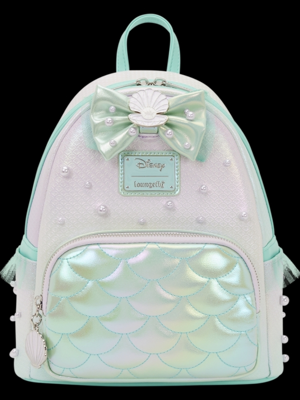 Loungefly The Little Mermaid Iridescent Pearl Mini Backpack
